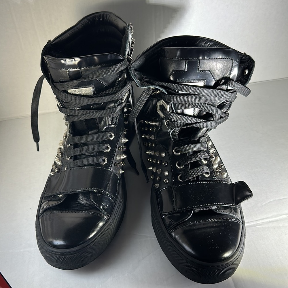 Philipp Plein : Leather Boots